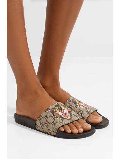 gucci nero slidees|net a porter Gucci slide.